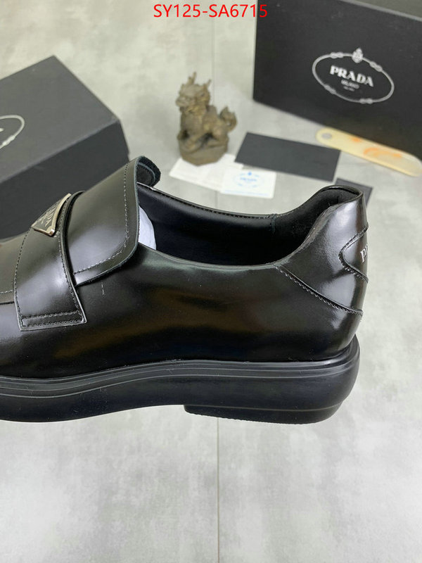 Men shoes-Prada aaaaa+ replica ID: SA6715 $: 125USD