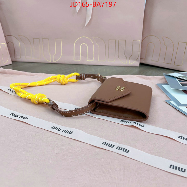 Miu Miu Bags(TOP)-Crossbody- where can i buy the best quality ID: BA7197 $: 165USD,