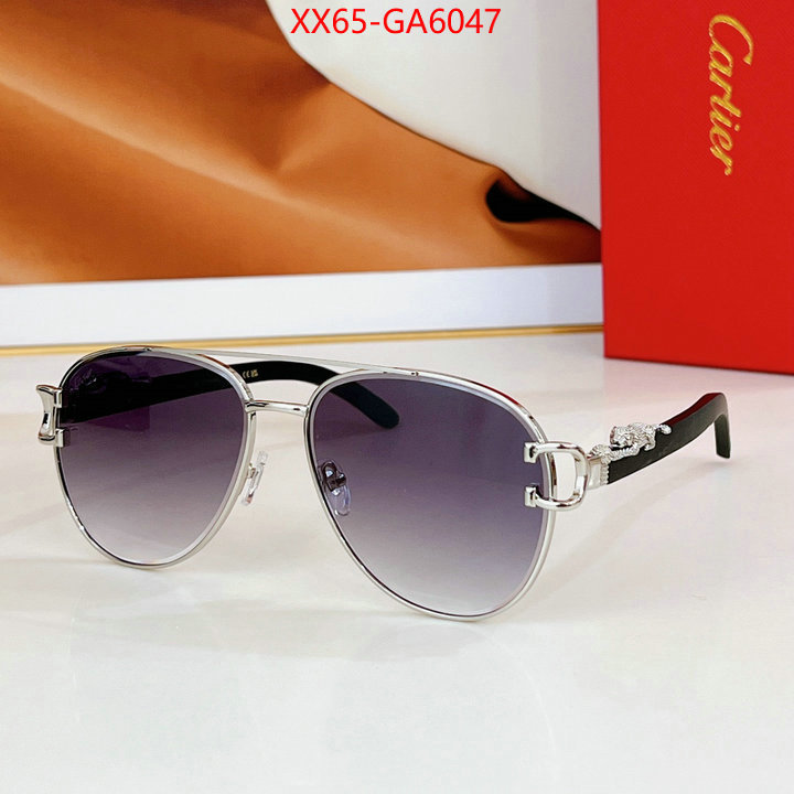 Glasses-Cartier how quality ID: GA6047 $: 65USD