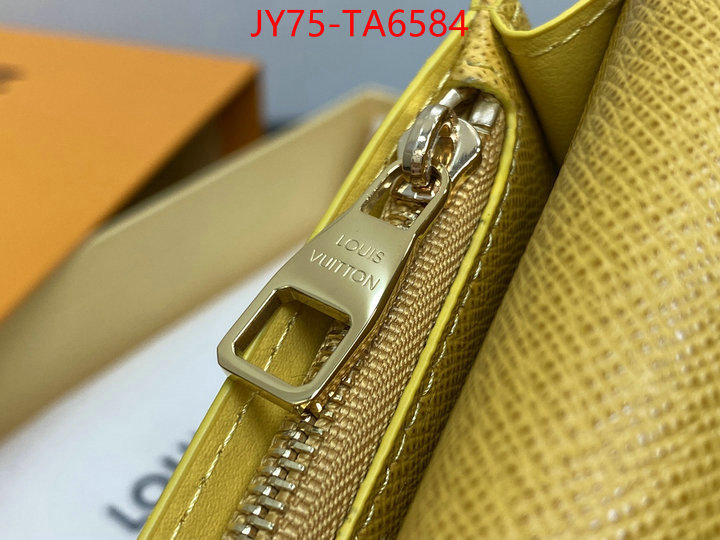 LV Bags(TOP)-Wallet perfect replica ID: TA6584 $: 75USD,