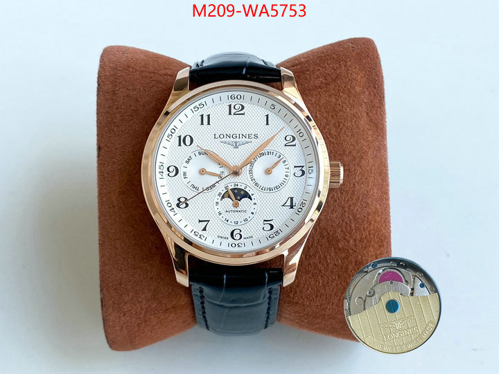 Watch(TOP)-Longines 1:1 clone ID: WA5753 $: 209USD