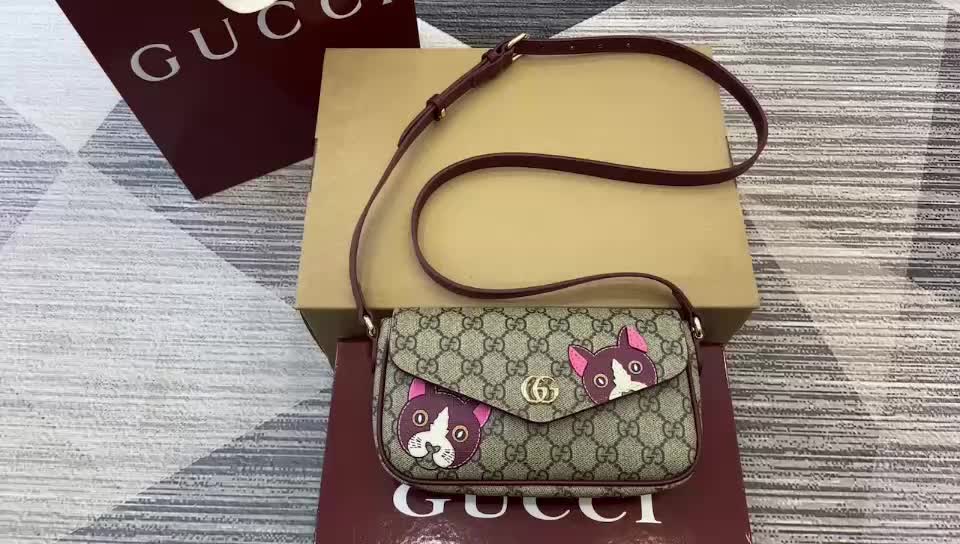 Gucci Bags(TOP)-Crossbody- best fake ID: BA5084 $: 185USD,