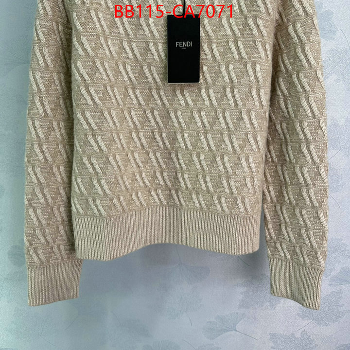 Clothing-Fendi only sell high-quality ID: CA7071 $: 115USD