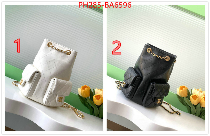 Chanel Bags(TOP)-Backpack- replica aaaaa designer ID: BA6596 $: 285USD,