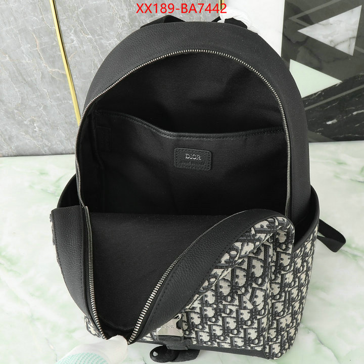 Dior Bags(TOP)-Backpack- copy aaaaa ID: BA7442 $: 189USD,