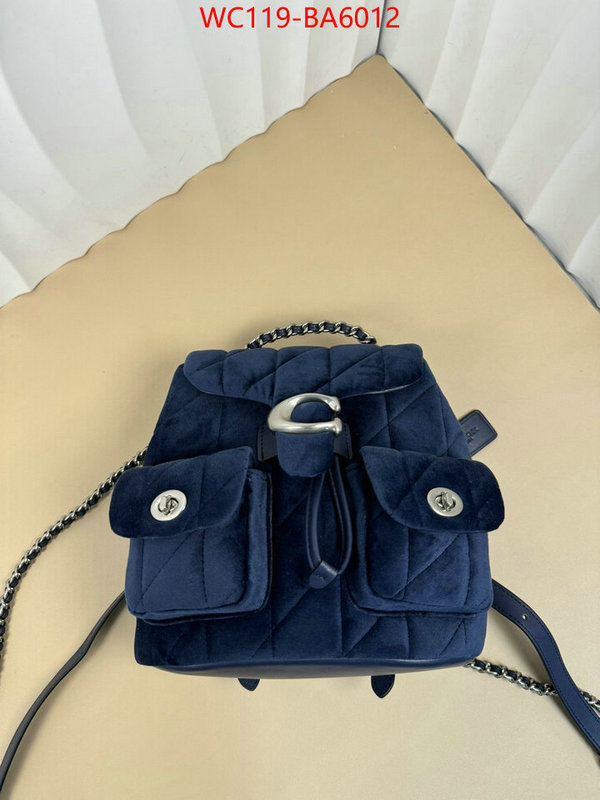 Coach Bags(4A)-Backpack- online sales ID: BA6012 $: 119USD,