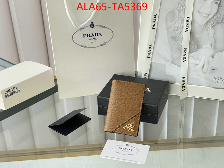 Prada Bags(TOP)-Wallet 2024 aaaaa replica customize ID: TA5369 $: 65USD,