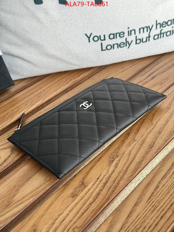 Chanel Bags(TOP)-Wallet- 1:1 replica ID: TA6661 $: 79USD,