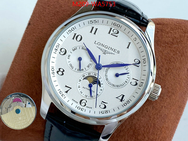 Watch(TOP)-Longines 1:1 clone ID: WA5753 $: 209USD