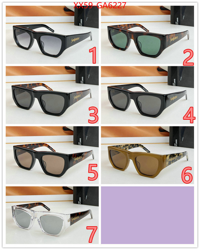 Glasses-YSL top brands like ID: GA6227 $: 59USD