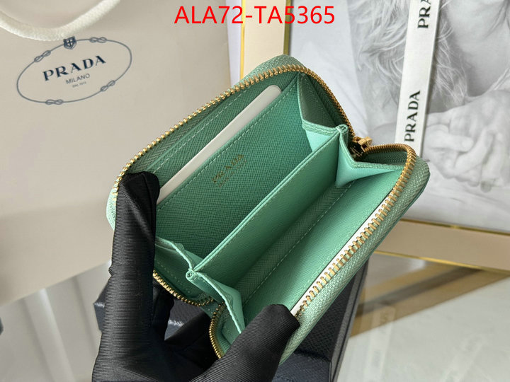 Prada Bags(TOP)-Wallet mirror copy luxury ID: TA5365 $: 72USD,