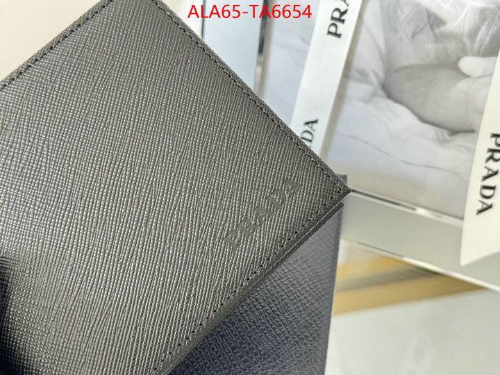 Prada Bags(TOP)-Wallet best luxury replica ID: TA6654 $: 65USD,