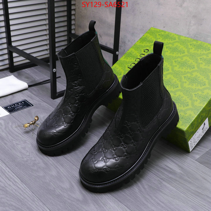 Men Shoes-Gucci 1:1 replica wholesale ID: SA6521 $: 129USD