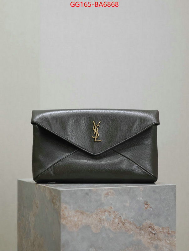 YSL Bags(TOP)-Clutch- aaaaa replica designer ID: BA6868 $: 165USD,