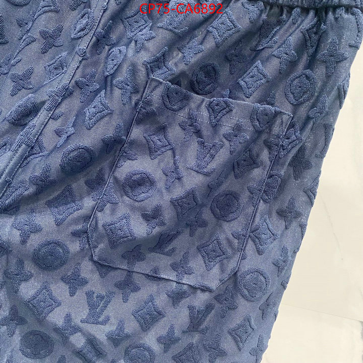 Clothing-LV 7 star quality designer replica ID: CA6892 $: 75USD