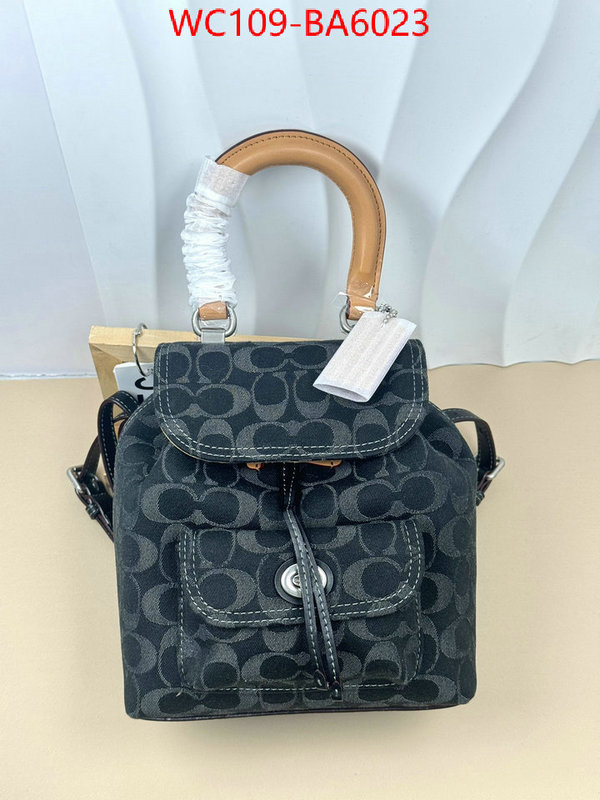 Coach Bags(4A)-Backpack- luxury cheap ID: BA6023 $: 109USD,