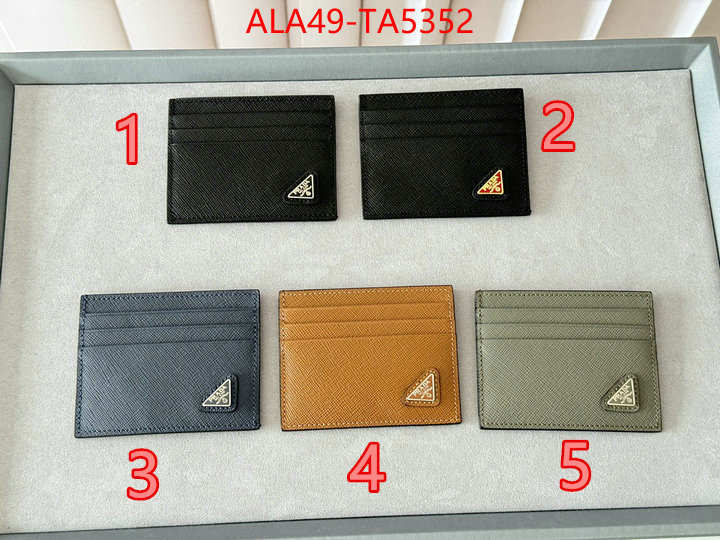 Prada Bags(TOP)-Wallet how to buy replcia ID: TA5352 $:49USD,