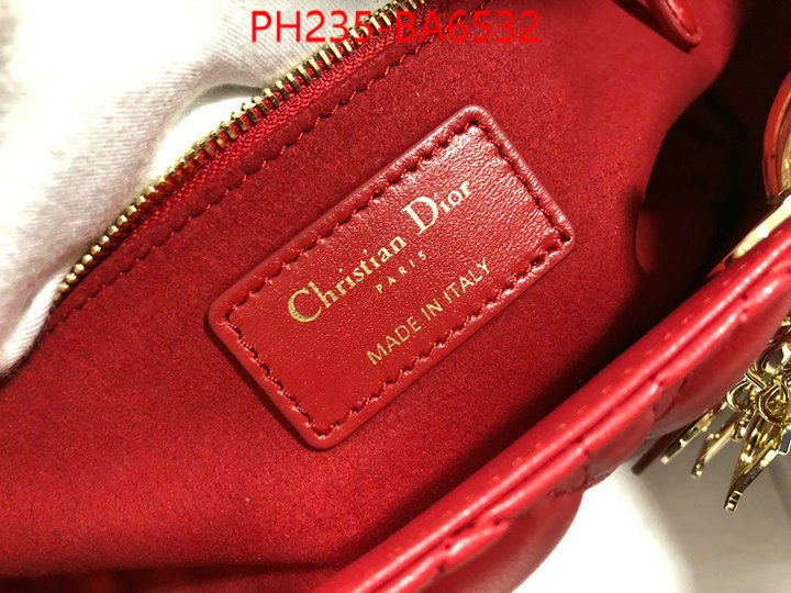 Dior Bags(TOP)-Lady- mirror copy luxury ID: BA6532 $: 235USD,