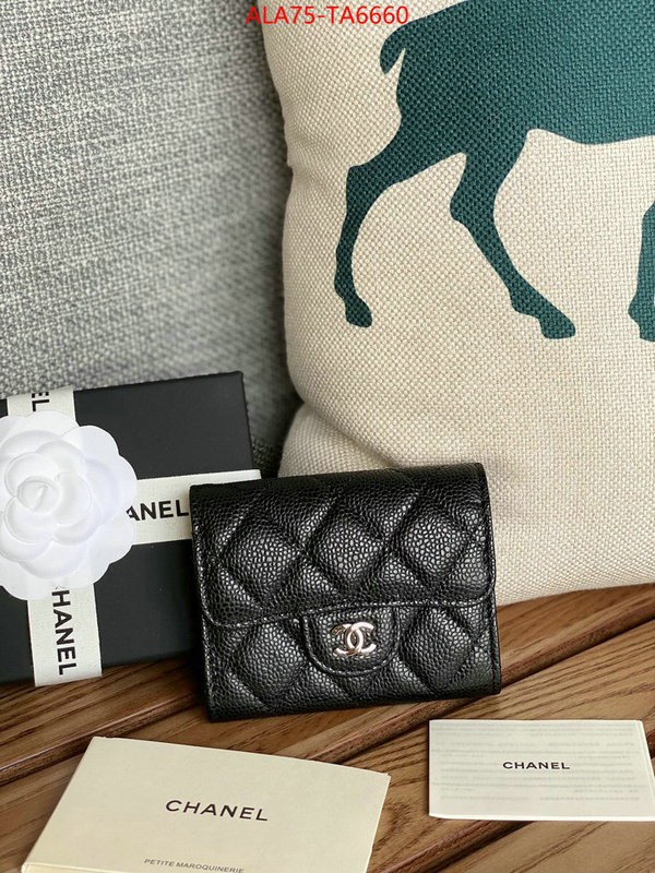 Chanel Bags(TOP)-Wallet- buy ID: TA6660 $: 75USD,