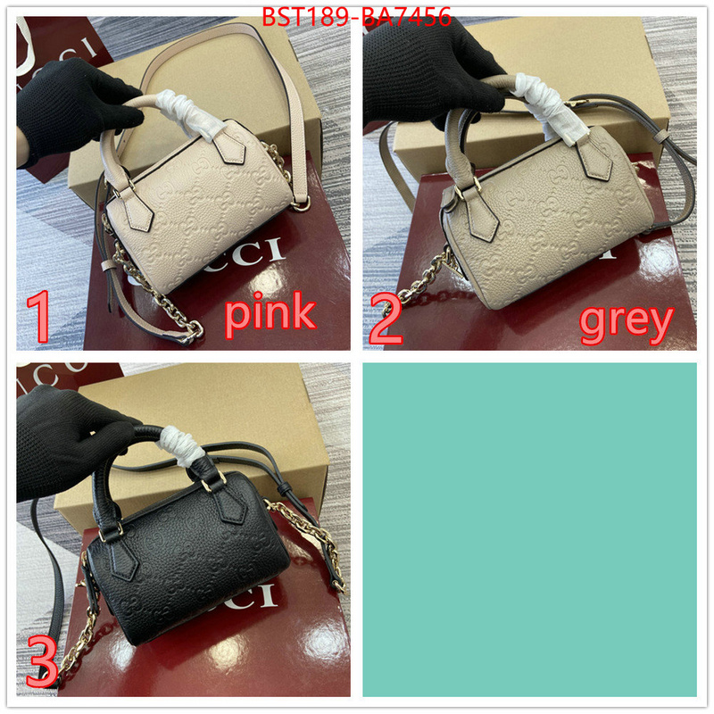 Gucci Bags(TOP)-Handbag- new 2024 ID: BA7456 $: 189USD,