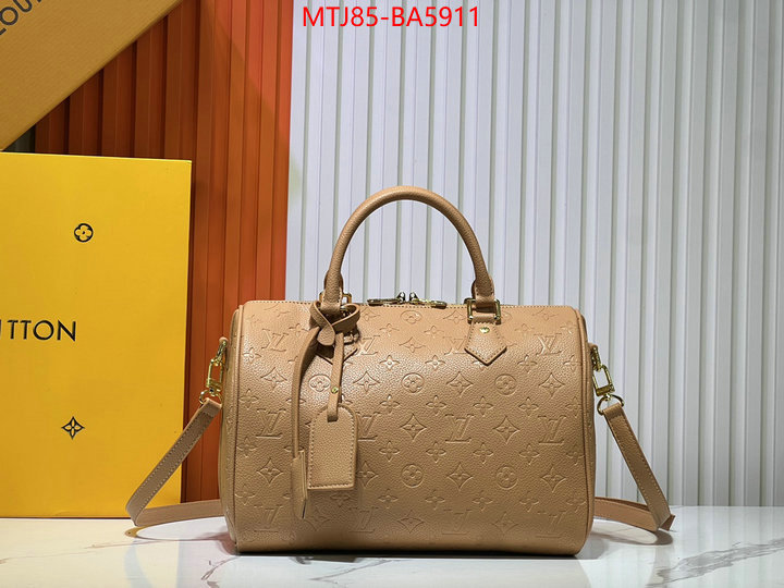 LV Bags(4A)-Speedy- high quality online ID: BA5911 $: 85USD,