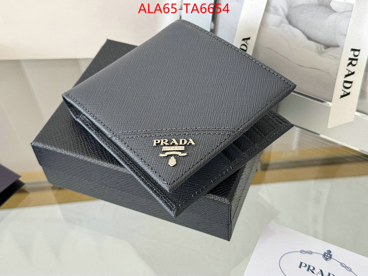 Prada Bags(TOP)-Wallet best luxury replica ID: TA6654 $: 65USD,