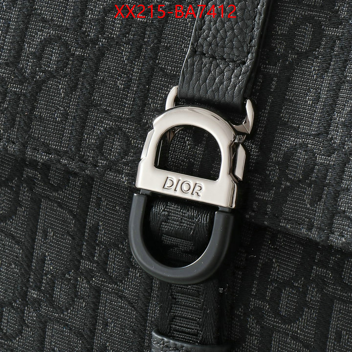 Dior Bags(TOP)-Backpack- what 1:1 replica ID: BA7412 $: 215USD,