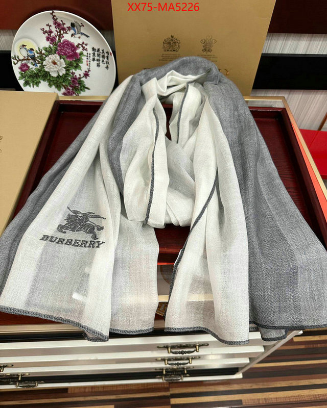 Scarf-Burberry wholesale designer shop ID: MA5226 $: 75USD