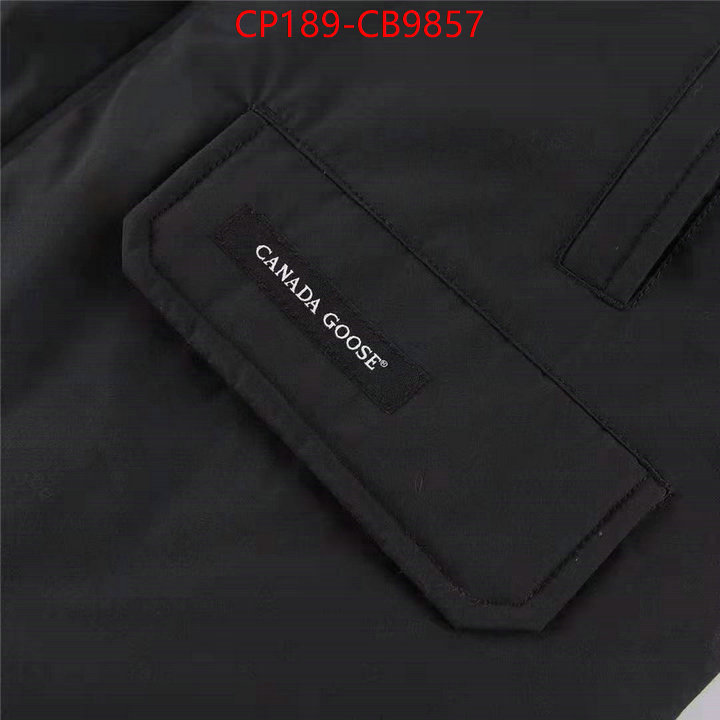 Down jacket Men-Canada Goose buy 1:1 ID: CB9857 $: 189USD