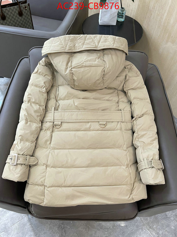 Down jacket Women-Burberry top quality fake ID: CB9876 $: 239USD