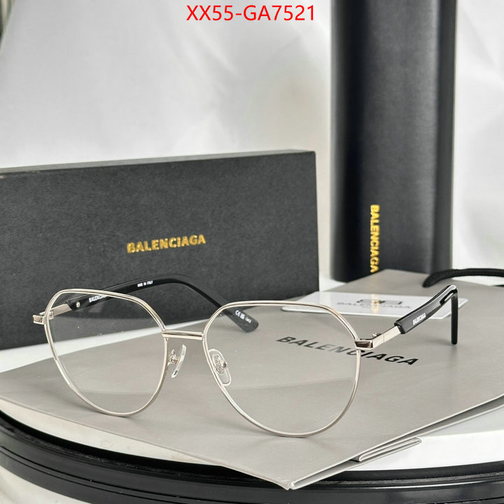 Glasses-Balenciaga we provide top cheap aaaaa ID: GA7521 $: 55USD