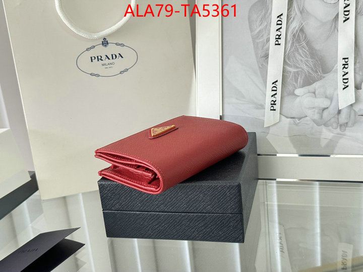 Prada Bags(TOP)-Wallet is it illegal to buy dupe ID: TA5361 $: 79USD,