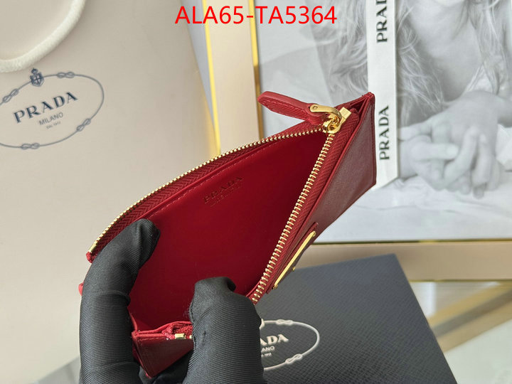 Prada Bags(TOP)-Wallet designer fake ID: TA5364 $: 65USD,