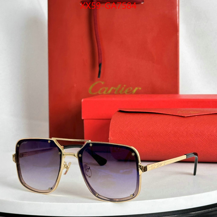 Glasses-Cartier luxury ID: GA7584 $: 59USD