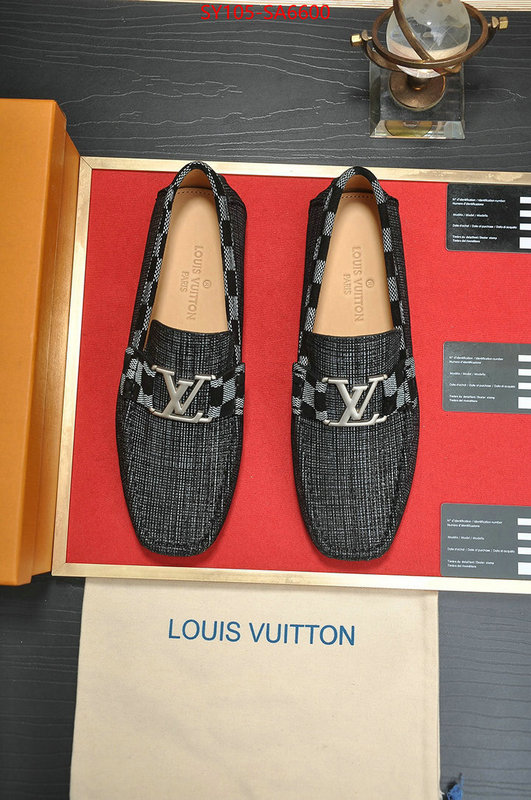 Men Shoes-LV fake aaaaa ID: SA6600 $: 105USD