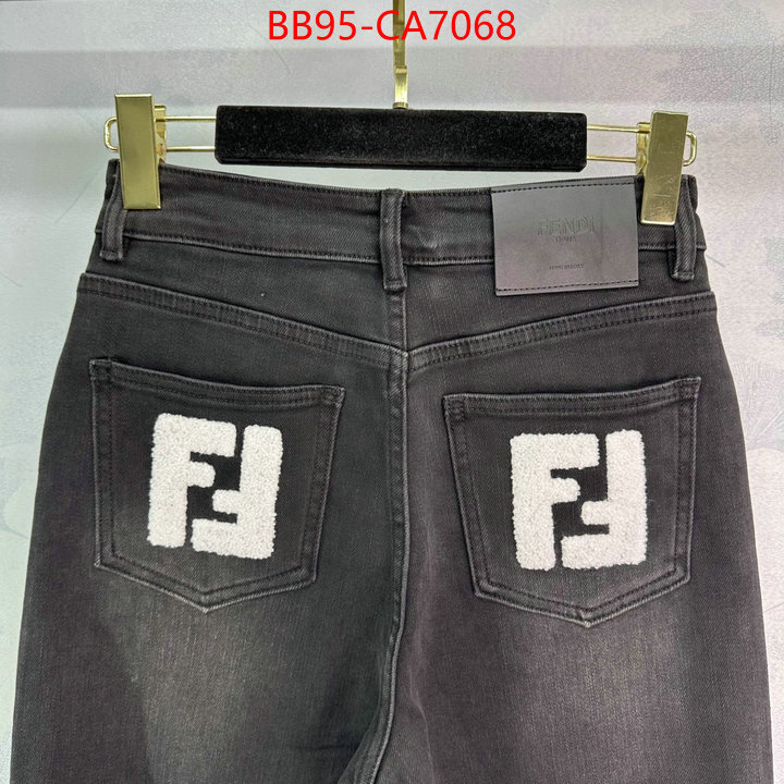 Clothing-Fendi how quality ID: CA7068 $: 95USD