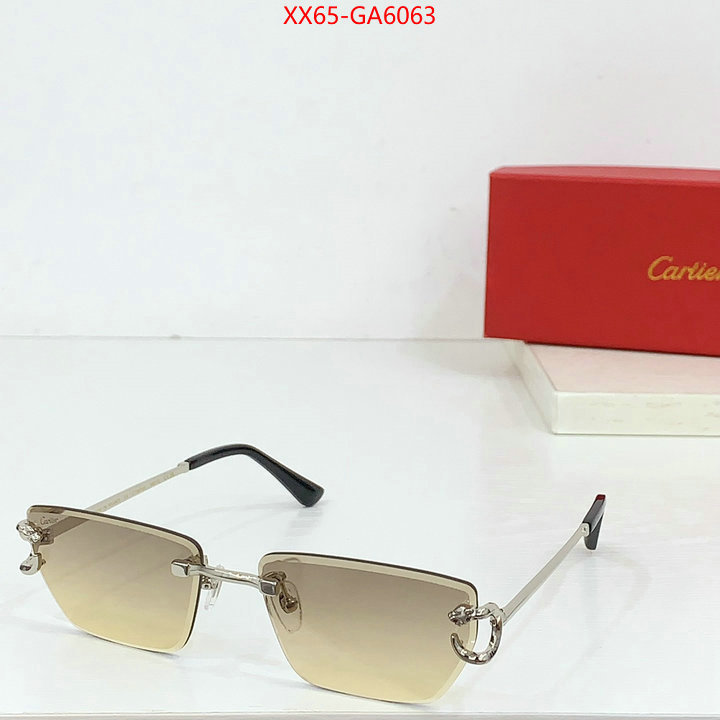 Glasses-Cartier high quality 1:1 replica ID: GA6063 $: 65USD