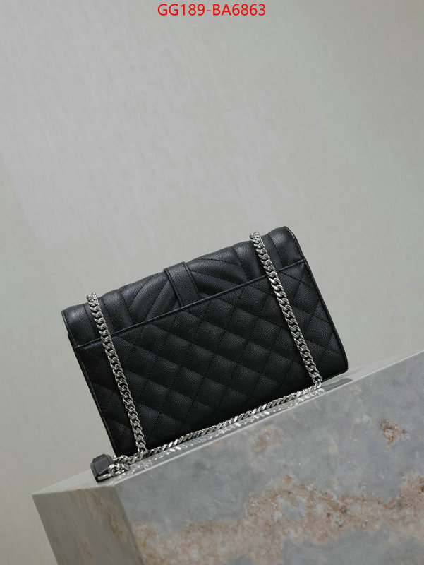 YSL Bags(TOP)-Envelope Series how to find replica shop ID: BA6863 $: 189USD,