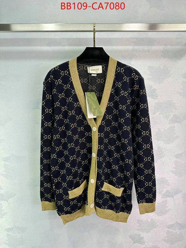 Clothing-Gucci luxury cheap replica ID: CA7080 $: 109USD