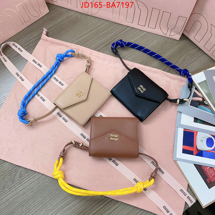 Miu Miu Bags(TOP)-Crossbody- where can i buy the best quality ID: BA7197 $: 165USD,