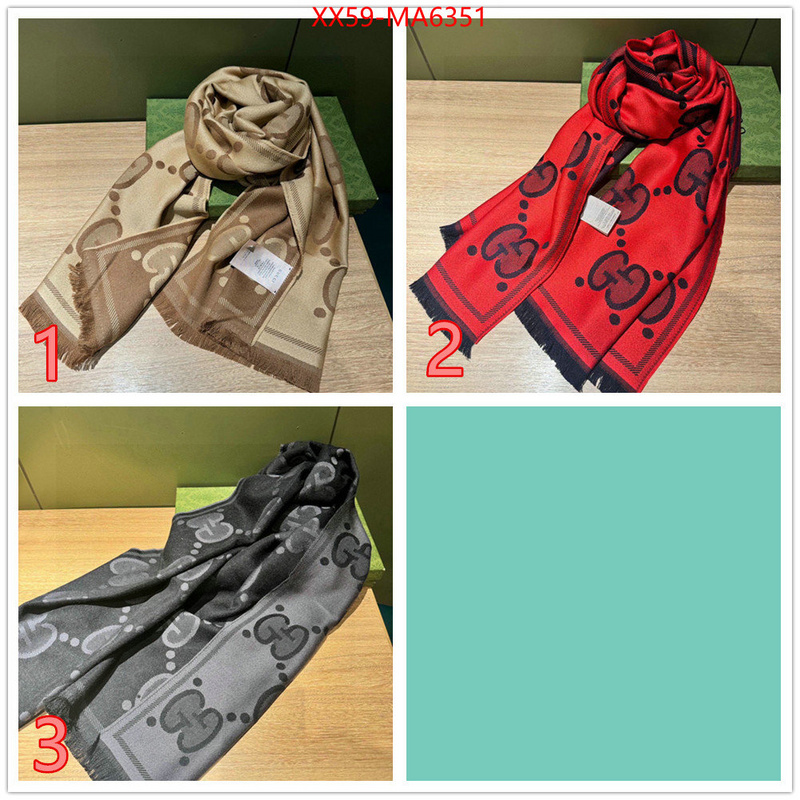 Scarf-Gucci styles & where to buy ID: MA6351 $: 59USD