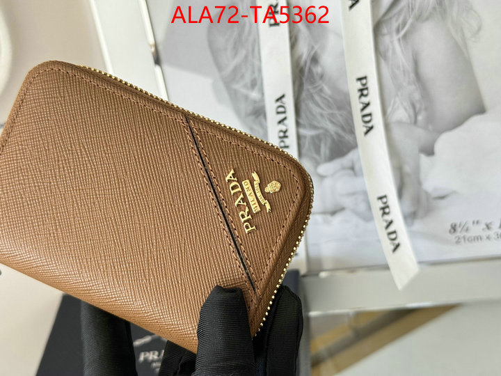 Prada Bags(TOP)-Wallet 2024 luxury replicas ID: TA5362 $: 72USD,