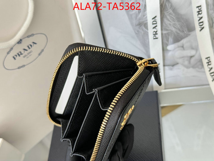 Prada Bags(TOP)-Wallet 2024 luxury replicas ID: TA5362 $: 72USD,