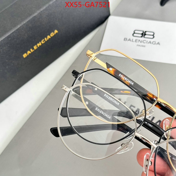 Glasses-Balenciaga we provide top cheap aaaaa ID: GA7521 $: 55USD