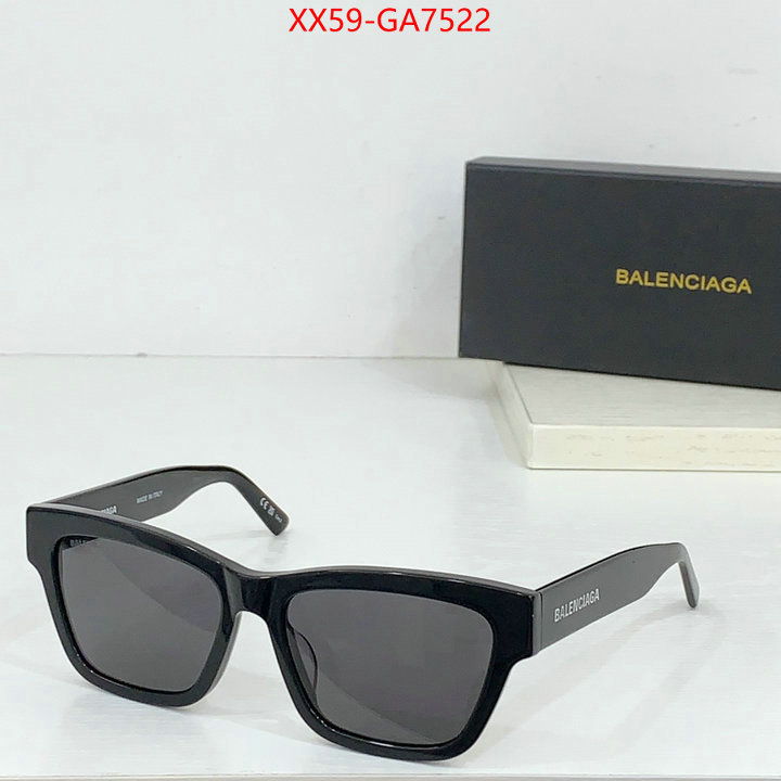 Glasses-Balenciaga luxury cheap ID: GA7522 $: 59USD