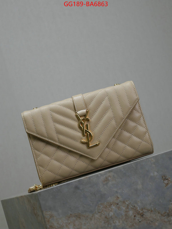 YSL Bags(TOP)-Envelope Series how to find replica shop ID: BA6863 $: 189USD,