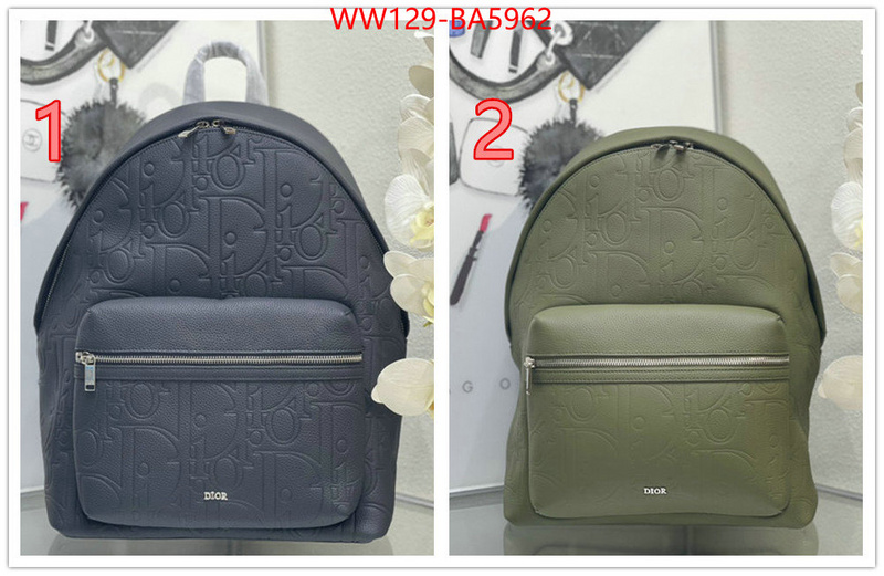 Dior Bags(4A)-Backpack- fake designer ID: BA5962