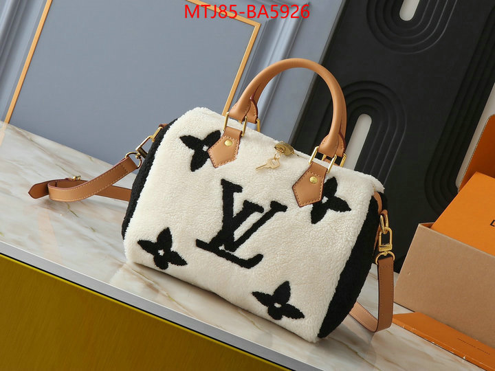 LV Bags(4A)-Speedy- buy best high-quality ID: BA5926 $: 85USD,