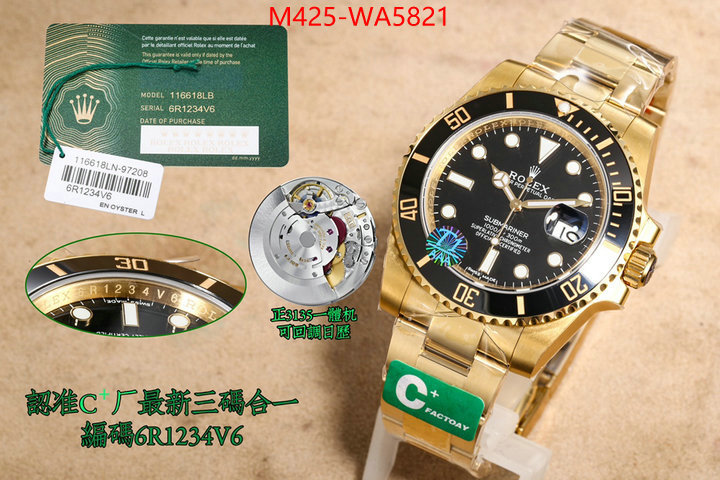 Watch(TOP)-Rolex replica designer ID: WA5821 $: 425USD