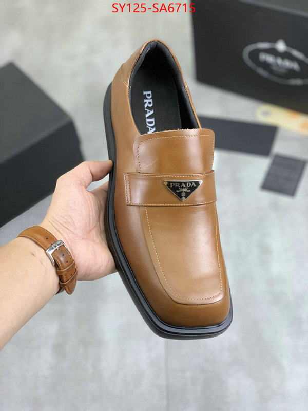 Men shoes-Prada aaaaa+ replica ID: SA6715 $: 125USD